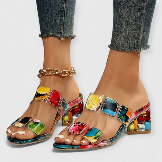 Katie - Orthopädische Luxus-Heels mit Farbspiel